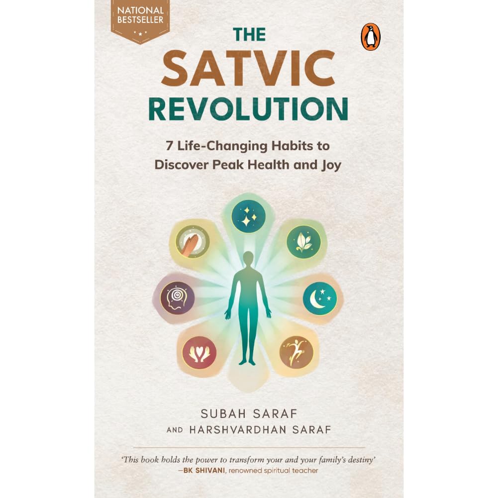 Read more about the article The Satvic Revolution Book Review : 7 Life-Changing Habits to Discover Peak Health and Joy : A Transformative Guide to Peak Health